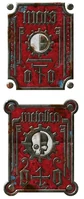Even though the houses of the Questor Imperialis swear no fealty to the Adeptus Mechanicus, many Knight suits still bear their makers' plates nonetheless. A maker's plate represents a sign of respect for the Adeptus Mechanicus and a stylised hallmark of the Forge World that built the Knight suit.