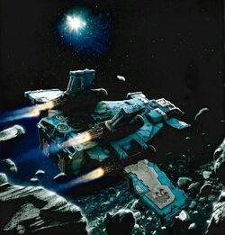 Alpha Legion ship at chondax