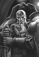 Ancient pict-capture of Nathaniel Garro, Battle-Captain of the 7th Great Company, Death Guard Legion