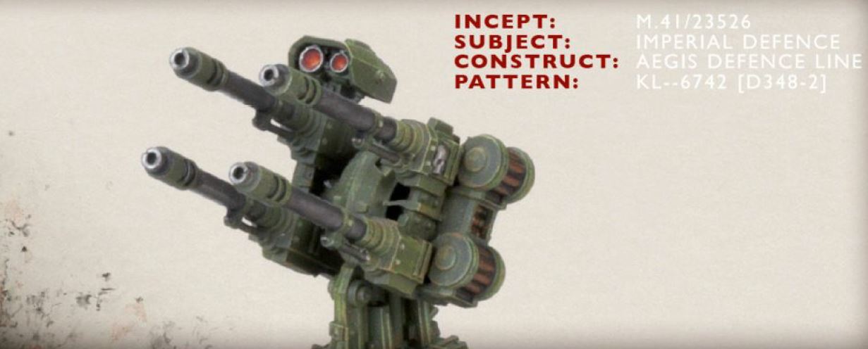 Aegis Defence Line | Warhammer 40k Wiki | Fandom