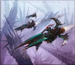A group of  Reavers roaming the wastes of the , looking for new prey.