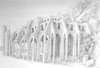 A Mining Administratum building on Taros.