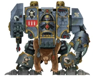 Helgan Umberclaw, Dreadnought and Honoured Ancient of the Space Wolves Chapter, assigned to Great Wolf Logan Grimnar's Great Company