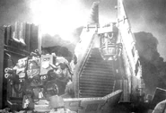 DreadnoughtDropPod004.png (340 KB) An Ultramarines Mark IV Castraferrum Pattern Dreadnought disembarking from its Dreadnought Drop Pod transport.