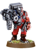 Gun Servitor with Implanted Heavy Bolter