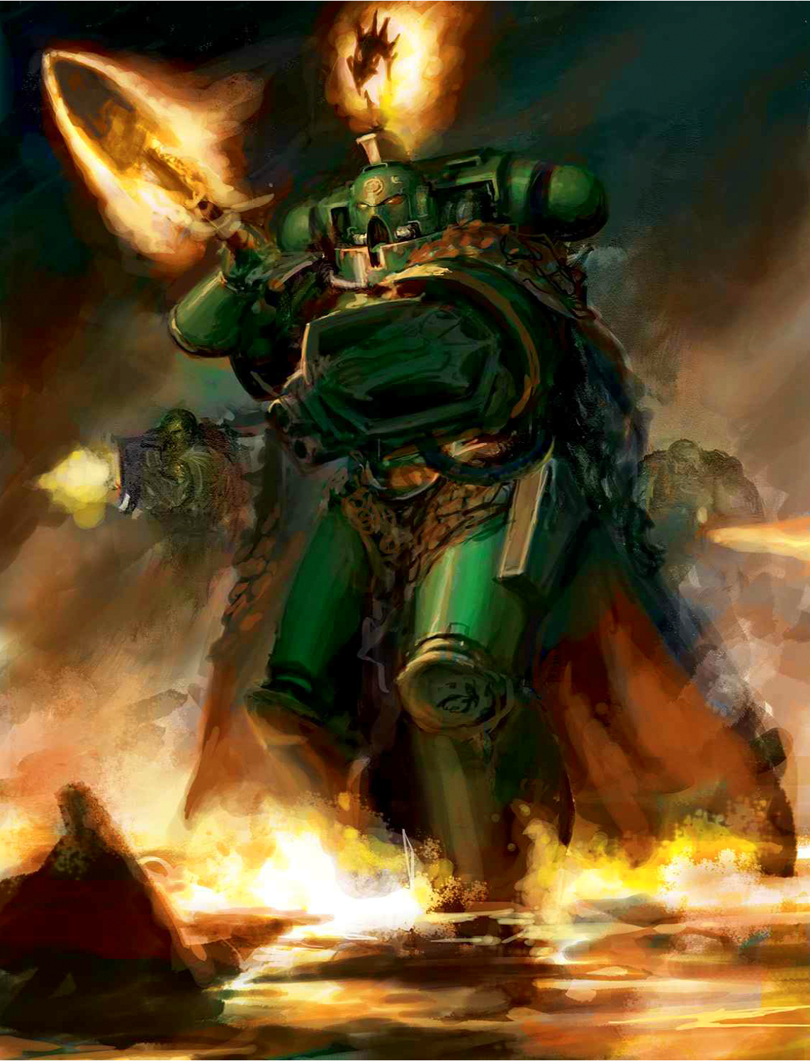 The Salamanders are the Sons of Vulkan - Warhammer 40,000