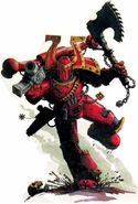 Beserker of Khorne.jpg (74 KB) A Berzerker makes a suicidal charge to get to grips with his foes