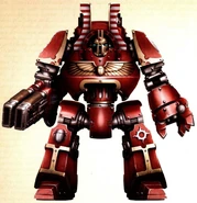 Hedara Ptomalac.jpg (158 KB) Contemptor Pattern Dreadnought Hedara Ptomalac of the Thousand Sons Legion.
