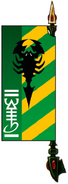 Striking Scorpions banner of the Hidden Strike Shrine