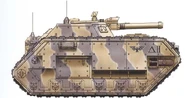 A Scout Salamander of the 2nd Death Korps of Krieg Armoured Regiment; this particular vehicle fought in the defence of Tartarus Hive during the Third War for Armageddon.