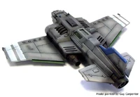 Imperial Thunderbolt Fighter, Rear View