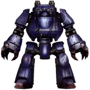 NL Contemptor 1.jpg (517 KB) Night Lords Legion Contemptor Dreadnought Ancient Carrow armed with a pair of deadly Power Claws.