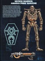 Necron Warrior and Gauss Flayer of the Maynarkh Dynasty, Battle of Amarah.