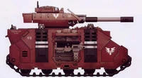 A Predator Destructor of the Blood Angels Chapter
