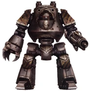 Ancient Vhakis.jpg (459 KB) Ancient Vhakis, a Pre-Heresy Iron Warriors Contemptor Pattern Dreadnought