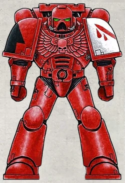 Blood Swords' Chapter colour scheme as displayed by a  .