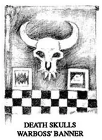 A Deathskulls Warboss Banner