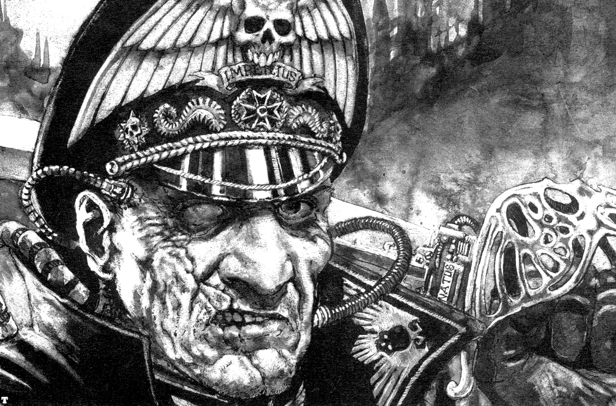 Вархаммер комиссар рисунок