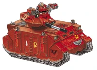 A Predator Destructor of the Blood Angels Chapter