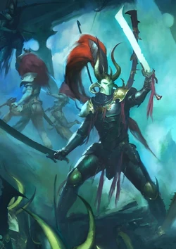 Drazhar, the Master of Blades and greatest  of the 