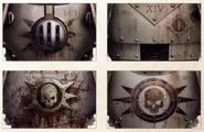 DG Legion Armour.jpg (75 KB) Pre-Heresy Death Guard Legion armour variants; battle damage that did not compromise armour systems was retained as a mark of honour.