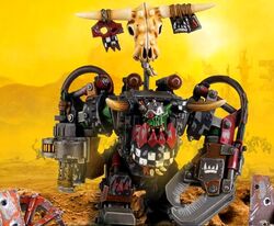 Warlord Ghazghkull Mag Uruk Thraka arrives upon 