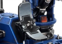 A close up view of the Icarus Stormcannon Array's targeting equipment.