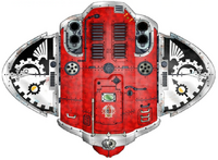 Heraldry of Knight Paladin Omnissiah's Fury (top view)