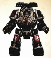 Oramas.jpg (130 KB) Oramas, a Contemptor Dreadnought of the Dark Angels Legion.