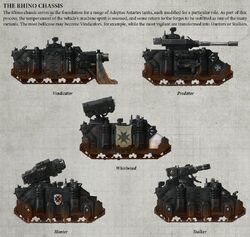 The Rhino chassis has served as the foundation for a wide range of  armoured vehicles.