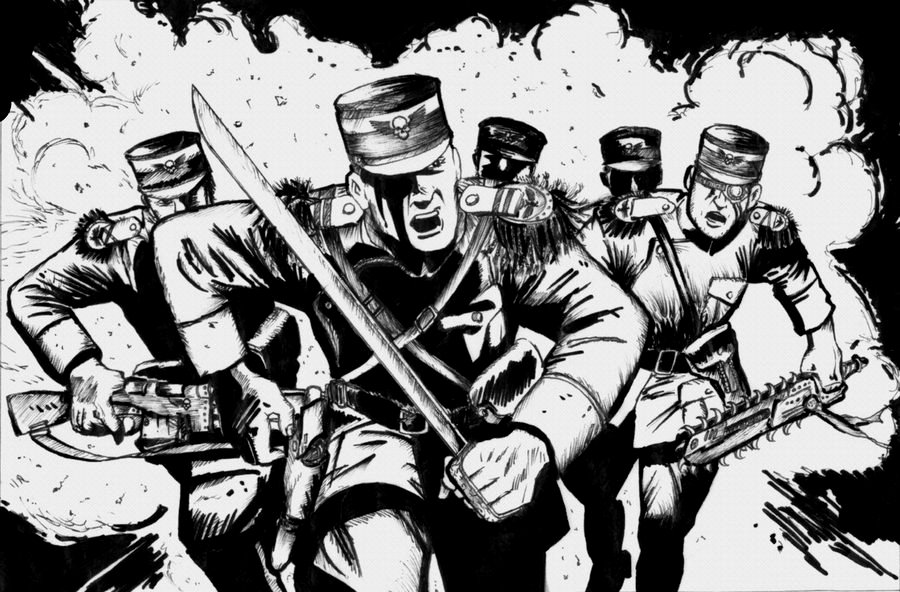 ウォーハンマー40K Mordian Iron Guard (OOP) Mordian Iron Guard - 1d6chan