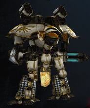A Legio Osedax Warlord-class Titan.