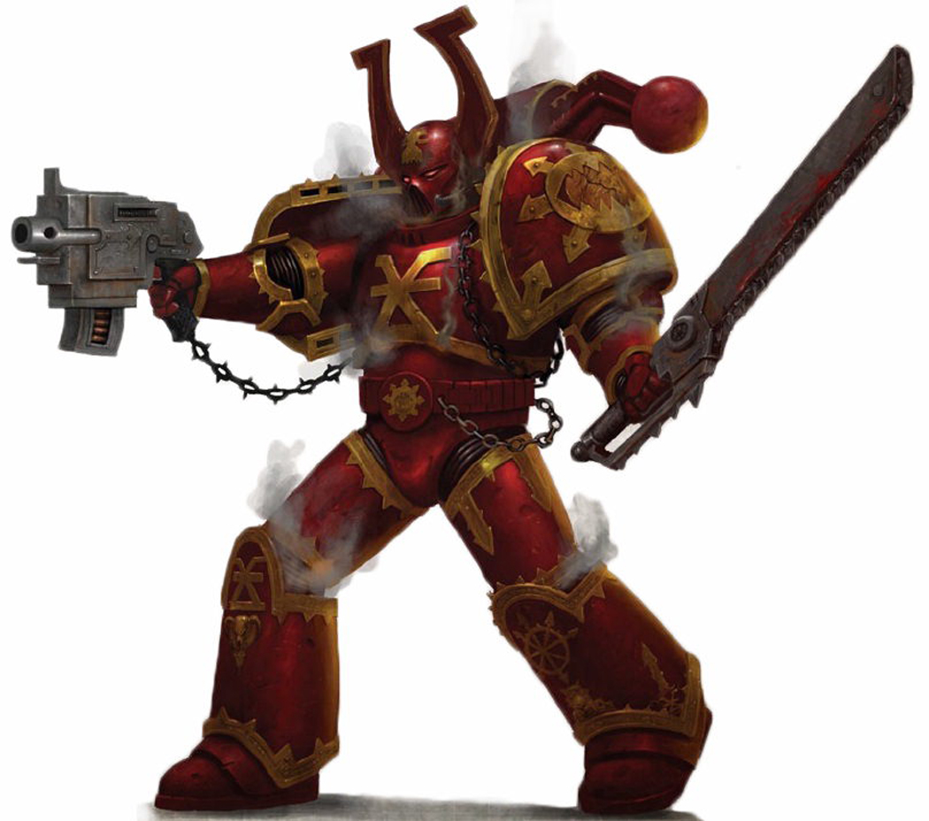Warhammer 40.000 Khorne Berserker Chaos Space Marines 