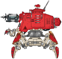 An Onager Dunecrawler of the Mars Forge World