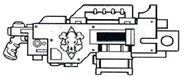 An Asgal Pattern Mark VI Heavy Bolter