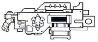 An Asgal Pattern Mark VI Heavy Bolter