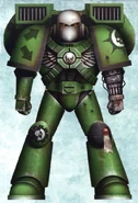 Sons of Medusa Assault Marine Brother Ashmon, Atropos War Clan