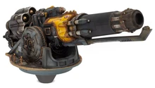 A Mars-Alpha Pattern Nemesis Quake Cannon, the primary weapon of the Warbringer Nemesis-class Titan.