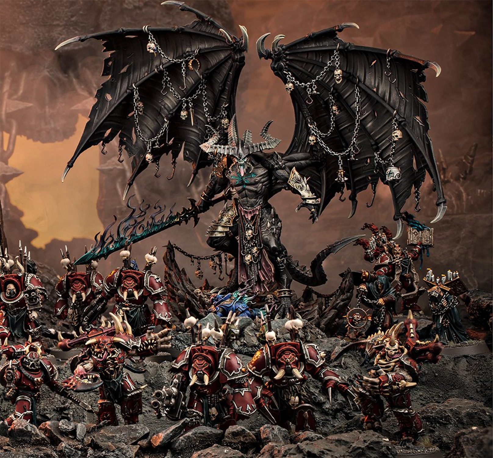 WARHAMMER 40K/AOS CHAOS DAEMONS BE'LAKOR THE DARK MASTER