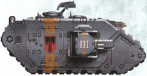 A Land Raider Redeemer of the Executioners Chapter.