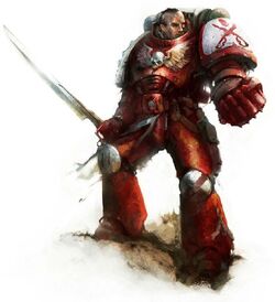 Crimson Sabres Chapter Colour Scheme