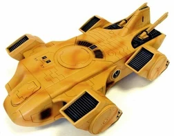 Orca Dropship with variable geometry ramjet thrusters in lift-off position