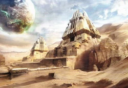 A  Tomb Citadel weathering the ravages of time.