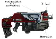 The Lion's Wrath, Azrael's master-crafted Combi-Bolter/Plasma Gun.