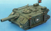 A Sabre Tank Hunter based on the Rhino Mark I chassis, armed with a Vanquisher Cannon