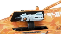 A Seeker Missile deployed out its recess on a  and ready to fire