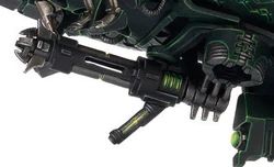 A Tesla Cannon found mounted underneath an .