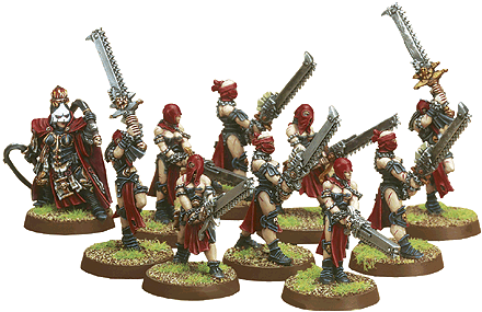 Warhammer 40000 Sisters Of Battle Repentia Squad Vendita Al Dettagli 