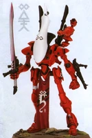 A Saim-Hann Wraithlord armed with a Ghostblade and Bright Lance.