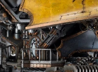 Legio Gryphonicus Mars Alpha Pattern Warlord-class Titan, anti-personnel weapon (Aft View)